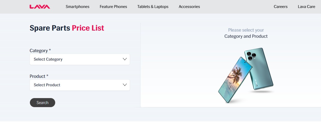 Step 1: Open the price list and choose Category & Product